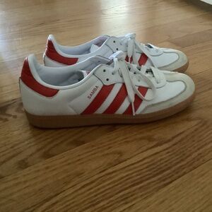 Adidas Red Stripe sambas